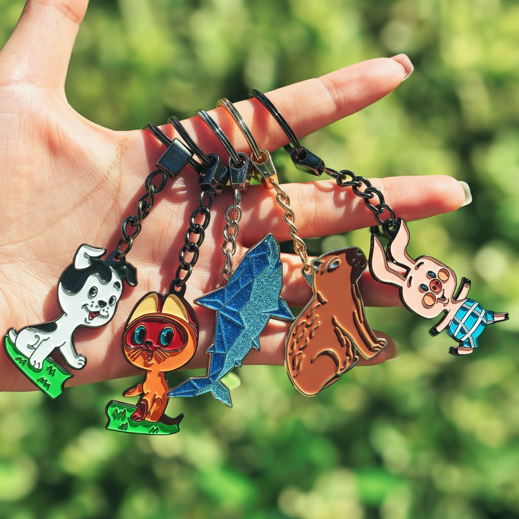 Soft Enamel Keychain