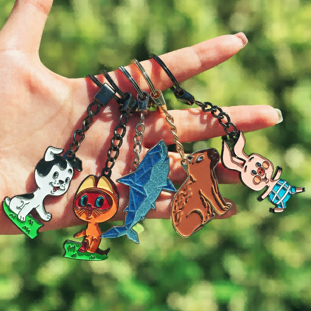 Soft Enamel Keychain